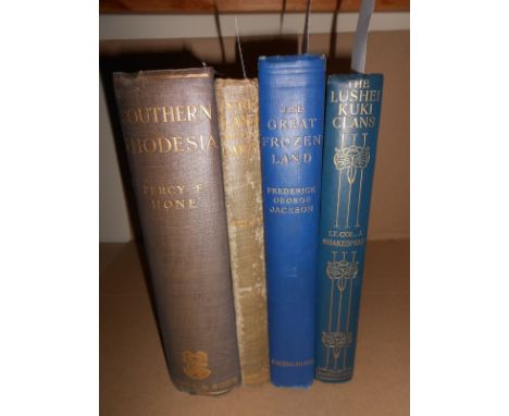 Travel - Literature. JACKSON (F G) The Great Frozen Land, Macmillan 1895, 3 folding maps, plates, light foxing throughout, cl