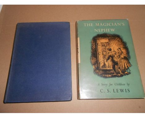 LEWIS (C S) The Magician's Nephew, 1st edition 1955, ownership name to first leaf, dustwrapper slightly worn; The Silver Chai