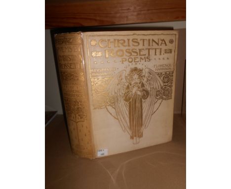 ROSSETTI (Christina) Poems, illustrated by Florence Harrison, first edition, 36 tipped in colour plates, 4to, cloth gilt  