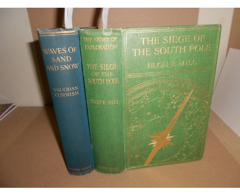 PRIESTLEY (Raymond)  Antarctic Adventures, Scott's Northern Party, 1914, first edition, head of spine damaged; MILL (Hugh R) 