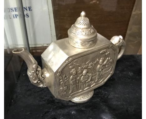 CHINESE METAL TEAPOT