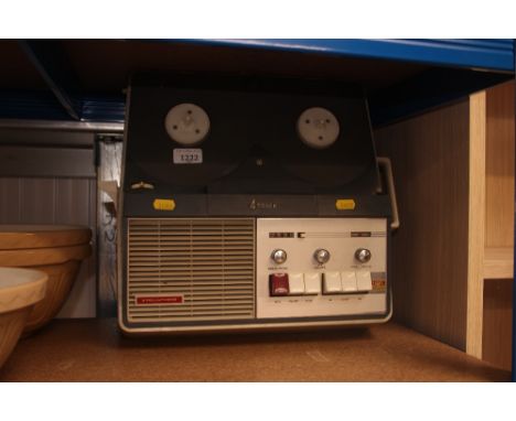 A Stellaphone four track reel to reel tape player, (sold as a collector's item)