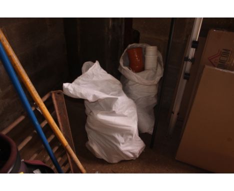 Two bags of various pipe fittings etc.