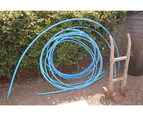 A quantity of alkathene pipe