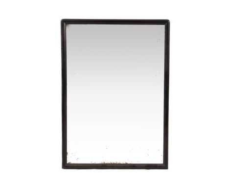  Three Chinese hardwood frames,   Qing Dynasty, 19th century,  two now with glass mirrors and one without glass, originally a