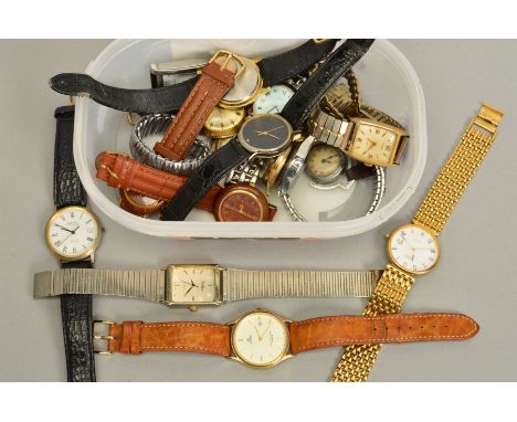 A SELECTION OF WRISTWATCHES, to include three Sekonda watches, Lorus and Rotary
