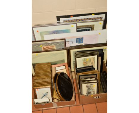 ASSORTED PICTURES AND PRINTS etc to include framed bird prints by Archibald Thorburn, hunting prints by Henry Alken, Victoria