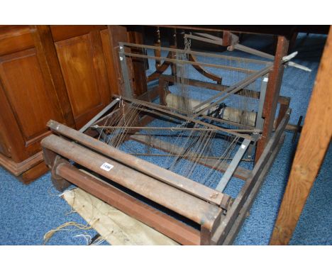A VINTAGE HARRIS LOOM, (in need of restoration) (The contents of this lot comes from The Abbots Bromley School)