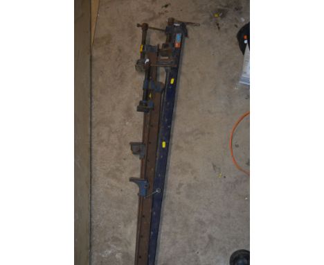 THREE SASH CLAMPS, one 5ft and two 4ft