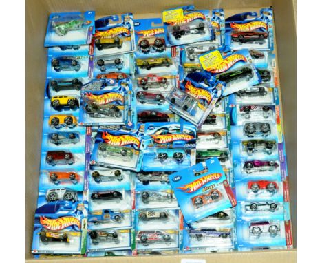 Mattel Hot Wheels - a group of short carded blisters to include mixed series ranging from early to mid 2000's which includes 