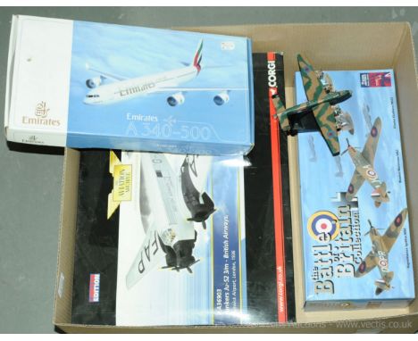 Corgi, Oxford &amp; similar - a boxed &amp; unboxed group of model planes to include Corgi (Aviation Archive) AA36903 Junkers