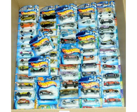 Mattel Hot Wheels - a group of short carded blisters to include mixed series ranging from early to mid 2000's which includes 