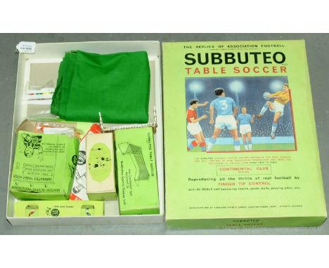 Subbuteo, a group of boxed and unboxed accessories to include Set C.120 Goalkeepers, Set C.122 Goals and others (see photo). 