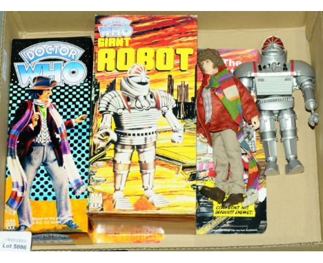 Denys Fisher "Doctor Who" 8 Inch Figure - overall condition is generally Good in a modern box &amp; Giant Robot finished in s