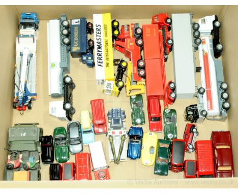 Corgi, Matchbox &amp; Similar - an unboxed group to include a Corgi "Ferrymasters" Truck &amp; Trailer, Corgi "Esso" Tanker a