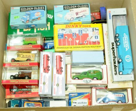 Dinky (Atlas Editions), Corgi &amp; similar - a boxed commercial group to include Dinky (Atlas Editions) 943 Leyland Octopus 