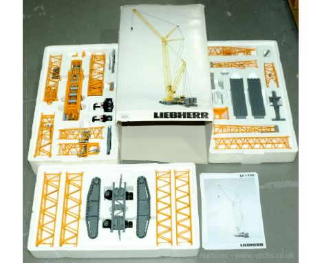 Conrad - 27360 1/50th scale LIEBHERR LR1750 Crawler Crane includes instruction leaflet. Condition is generally Excellent (unc