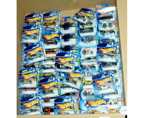 Mattel Hot Wheels - a group of short carded blisters to include mixed series ranging from early to mid 2000's which includes 