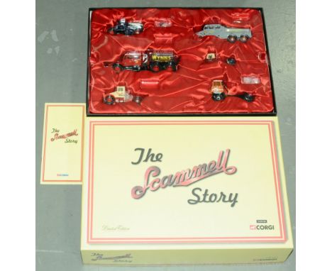 Corgi a boxed 1/50th scale set CC99140 "The Scammell Story" which is a 6-piece set containing 6 x diecast models along with a