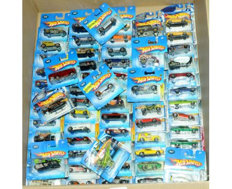Mattel Hot Wheels - a group of short carded blisters to include mixed series ranging from early to mid 2000's which includes 