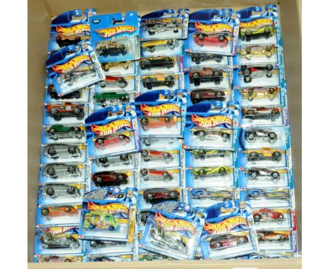 Mattel Hot Wheels - a group of short carded blisters to include mixed series ranging from early to mid 2000's which includes 