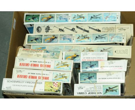 Williams Bros Inc (American), a boxed group of Aircraft plastic kits comprising Military and others to include 32-426 1:32 sc