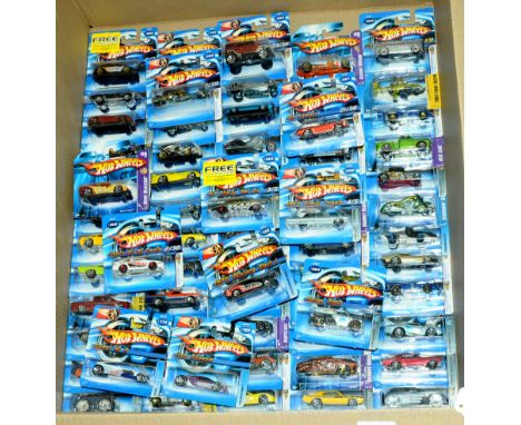 Mattel Hot Wheels - a group of short carded blisters to include mixed series ranging from early to mid 2000's which includes 