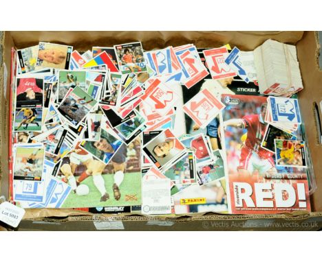 Panini, FKS and similar, a group of sticker albums to include Panini Football 87, FKS Soccer Stars 1977/78 and others. Also t