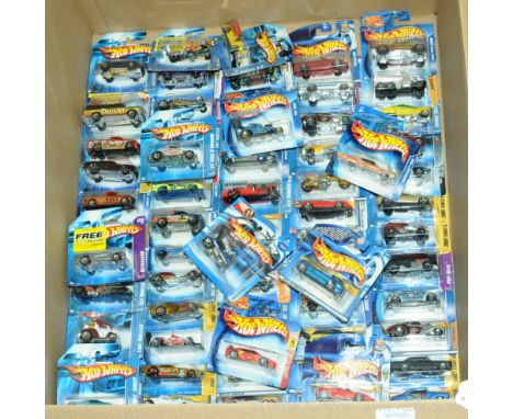 Mattel Hot Wheels - a group of short carded blisters to include mixed series ranging from early to mid 2000's which includes 