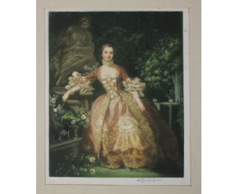 After James Clarke Hook R ATwo fishing scenesEtchings28 x 35cmTogether with further similar works and coloured print portrait