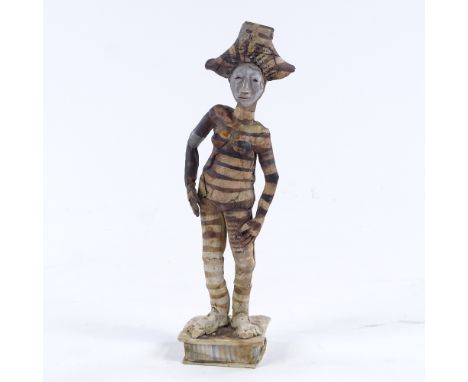 Sally MacDonell, ceramic sculpture volume figure, height 10.5"Perfect condition 