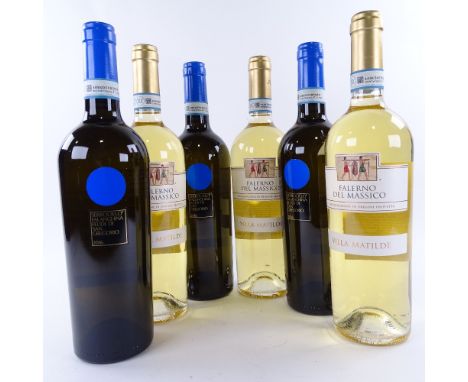 Six bottles of southern Italian white wine from Campania, 3 x 2016 Falanghina Serrocielo, Feidi di San Gregorio, 3 x 2016 Vil