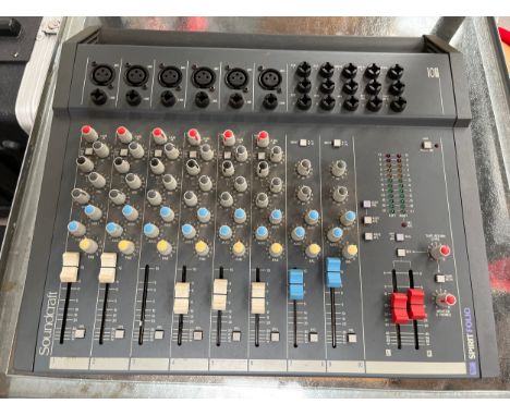 A Spirit Folio mixing desk   COLLECTOR'S ELECTRICAL ITEM: Item untested 