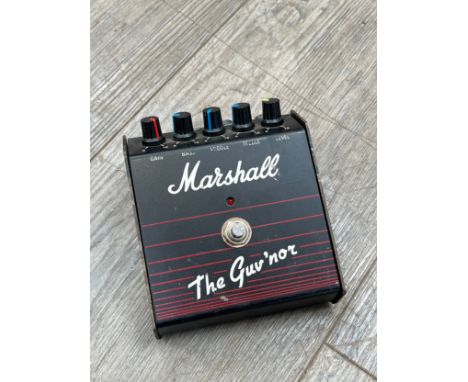 A Marshall the Guv'nor electric guitar pedal   COLLECTOR'S ELECTRICAL ITEM: Item untested 