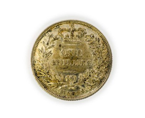 Victoria, Shilling 1852, second Young Head, a couple of trivial obv. contact marks otherwise good edge &amp; surfaces, light 