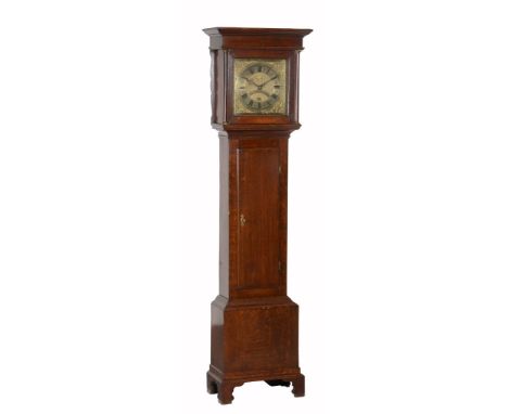  A George II oak thirty-hour longcase clock Edward Bilbie, Chew Stoke, circa 1740  The two-handed posted countwheel bell stri