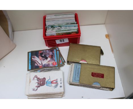 Set of Vintage De La Rue cards, American Baseball cards &amp; TY Collectors cards 