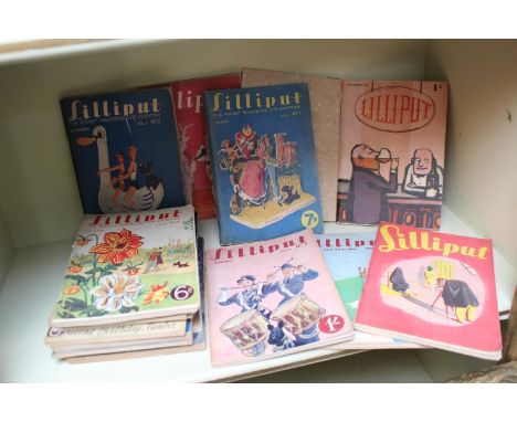 Collection of Vintage Lilliput magazines 
