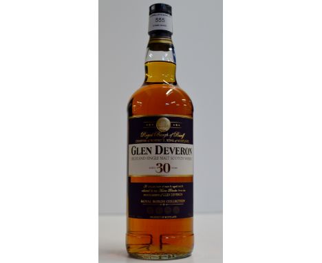 THE GLEN DEVERON AGED 30 YEARS OLD HIGHLAND SINGLE MALT SCOTCH WHISKY - 70CL, 40% VOL     