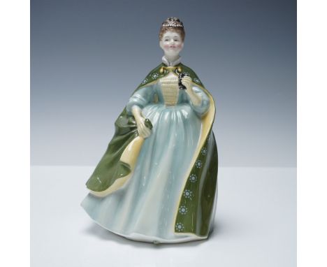A graceful bone china figurine by Royal Doulton titled Premiere, model HN2343. Designed by Peggy Davies and issued in 1967, t
