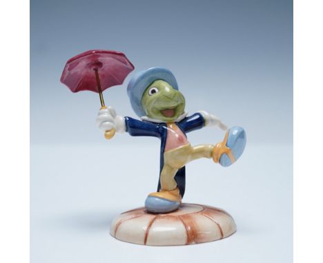 Royal Doulton Disney Showcase Jiminy Cricket figurine, model DM2, beautifully hand-crafted and hand-painted. This delightful 