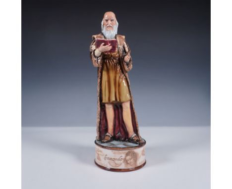 Fine china Royal Doulton figurine from the Prestige Pioneers Collection. The piece presents a stately and contemplative rende