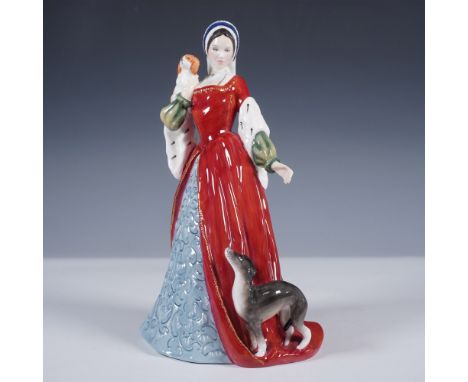 Royal Doulton figurine Anne Boleyn, model HN3232, from the prestigious Six Wives of Henry VIII collection. Modeled by Pauline