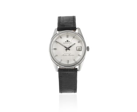 Jaeger-LeCoultre. A stainless steel automatic calendar wristwatchModel: Master MarinerReference: E557/1Date: Circa 1968Moveme