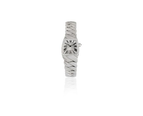 Cartier. A lady's 18K white gold and diamond set quartz bracelet watchModel: La DonaReference: 2905Date: Circa 2010Movement: 