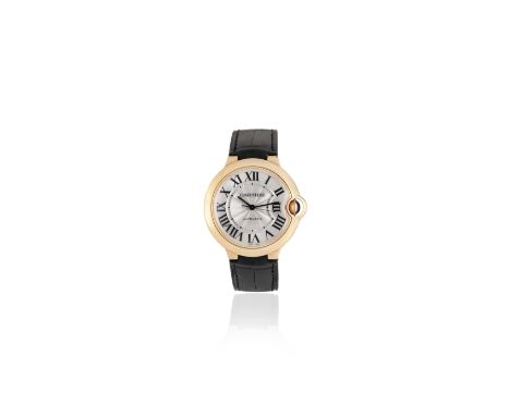 Cartier. An 18K rose gold automatic wristwatchModel: Ballon BleuReference: 3003Date: Circa 2010Movement: 25-jewel Cal.076 aut