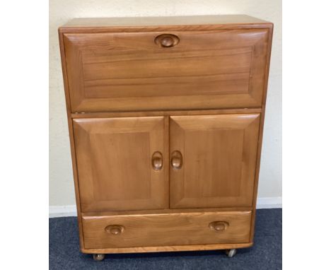 ERCOL: A good two-drawer side unit. Est. £50 - £80.