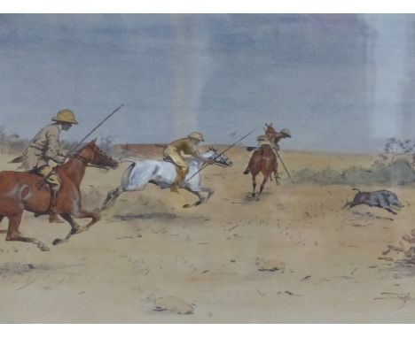 CHARLES JOHNSON PAYNE 'SNAFFLES' (1884-1967) (ARR),'THE FINEST VIEW IN ASIA' AND 'PIG - THERE'S MANY A SLIP TWIXT THE CUP AND