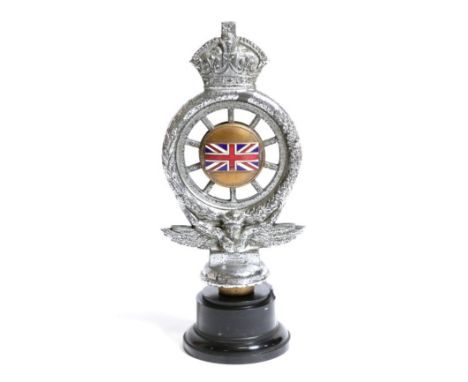 Royal Automobile Club Full Member's Motorcar Membership Badge, vintage period, original plated finish with enamelled Union Ja