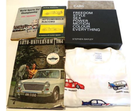 Reference Works, to include: Stephen Bayley Cars: Freedom, Style, Sex, Power, Motion, Colour, Everything …, hardback, with bl